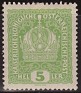 Austria 1918 Crown 5 H Green Scott 146